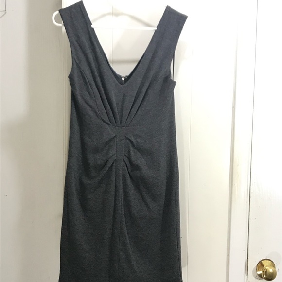 Express☀️Gray ruched dress - Picture 2 of 8